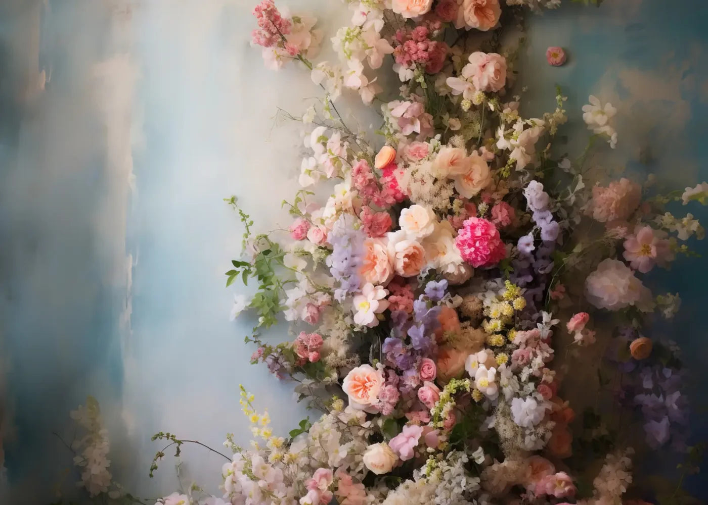 Flower Tower III 7’x5’ UltraCloth (84 x 60 inch) Backdrop