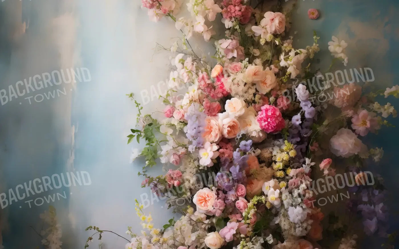Flower Tower III 8’x5’ UltraCloth (96 x 60 inch) Backdrop
