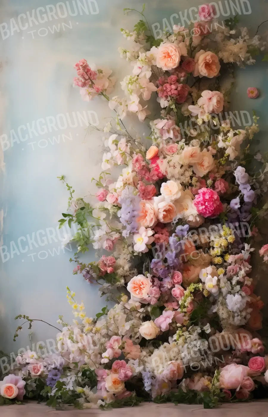 Flower Tower III 9’x14’ UltraCloth (108 x 168 inch) Backdrop