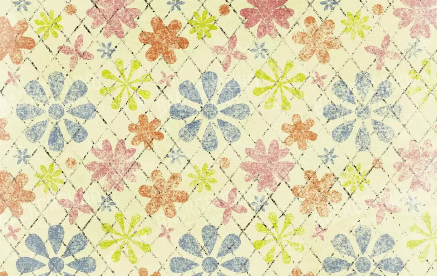 Floweret 16X10 Ultracloth ( 192 X 120 Inch ) Backdrop