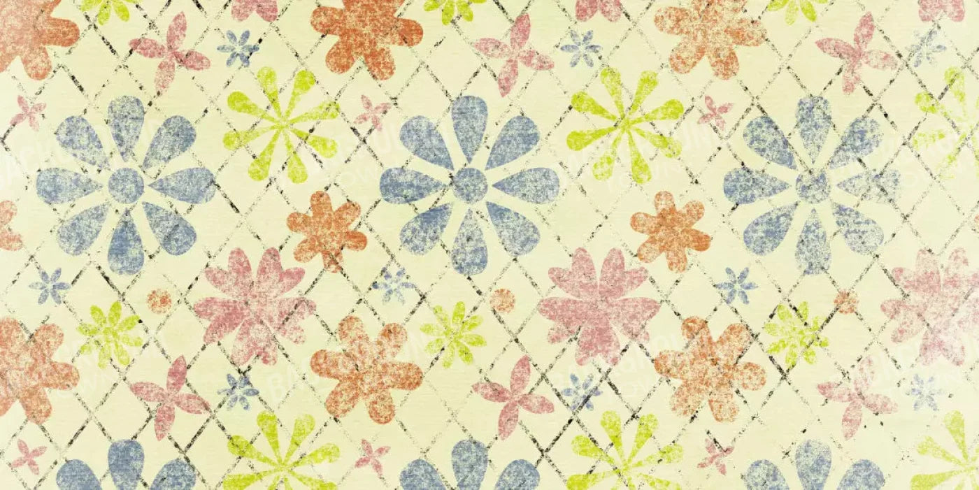 Floweret 20X10 Ultracloth ( 240 X 120 Inch ) Backdrop