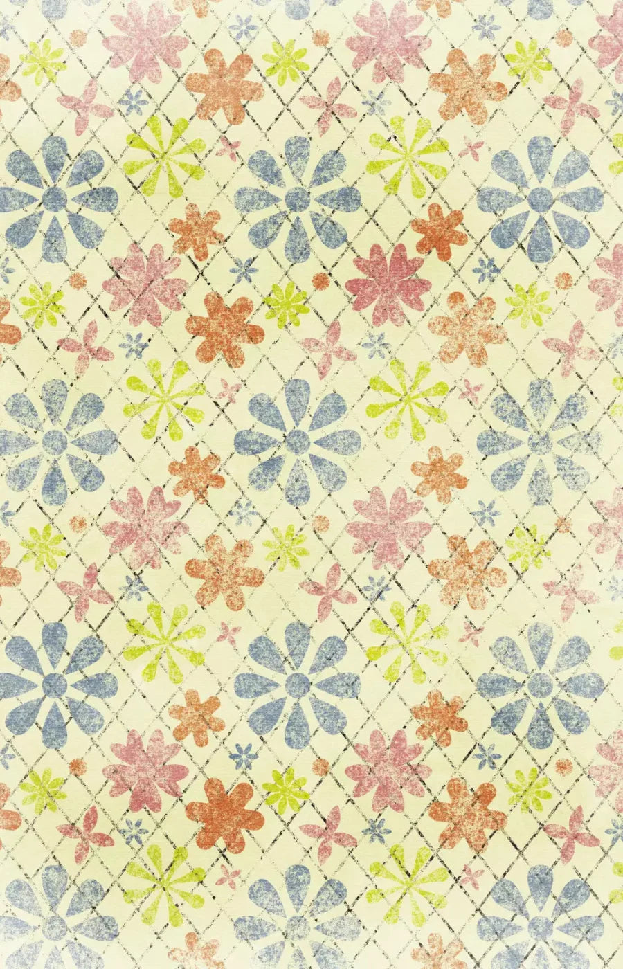 Floweret 8X12 Ultracloth ( 96 X 144 Inch ) Backdrop