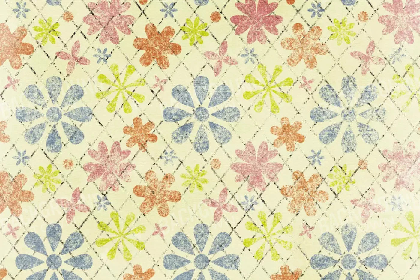 Floweret 8X5 Ultracloth ( 96 X 60 Inch ) Backdrop