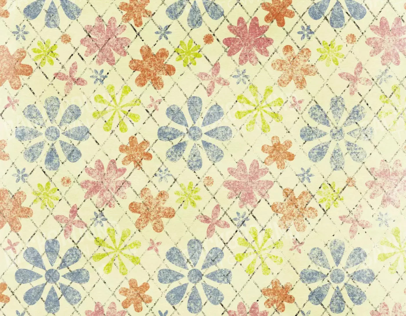 Floweret 8X6 Fleece ( 96 X 72 Inch ) Backdrop