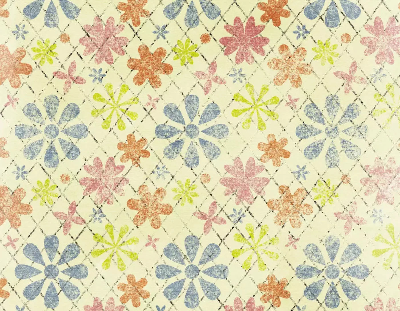 Floweret 8X6 Fleece ( 96 X 72 Inch ) Backdrop