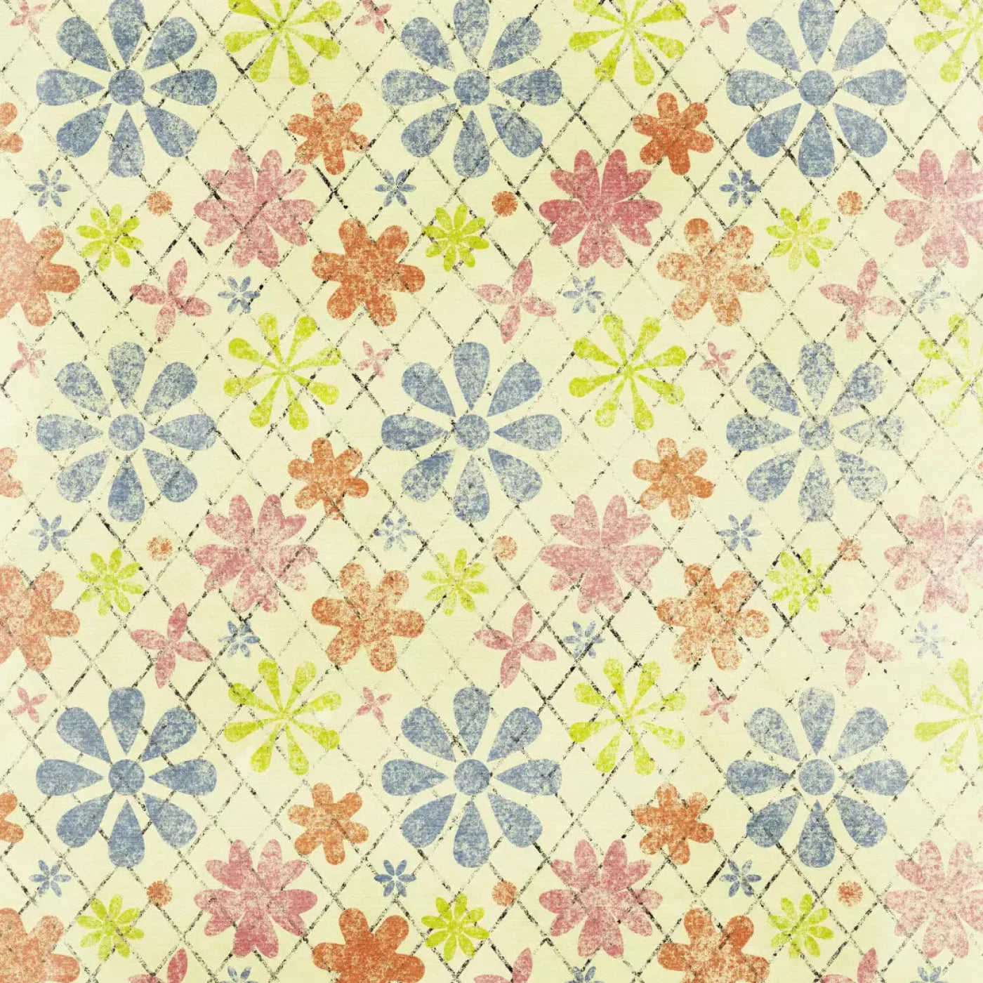 Floweret 5X5 Rubbermat Floor ( 60 X Inch ) Backdrop