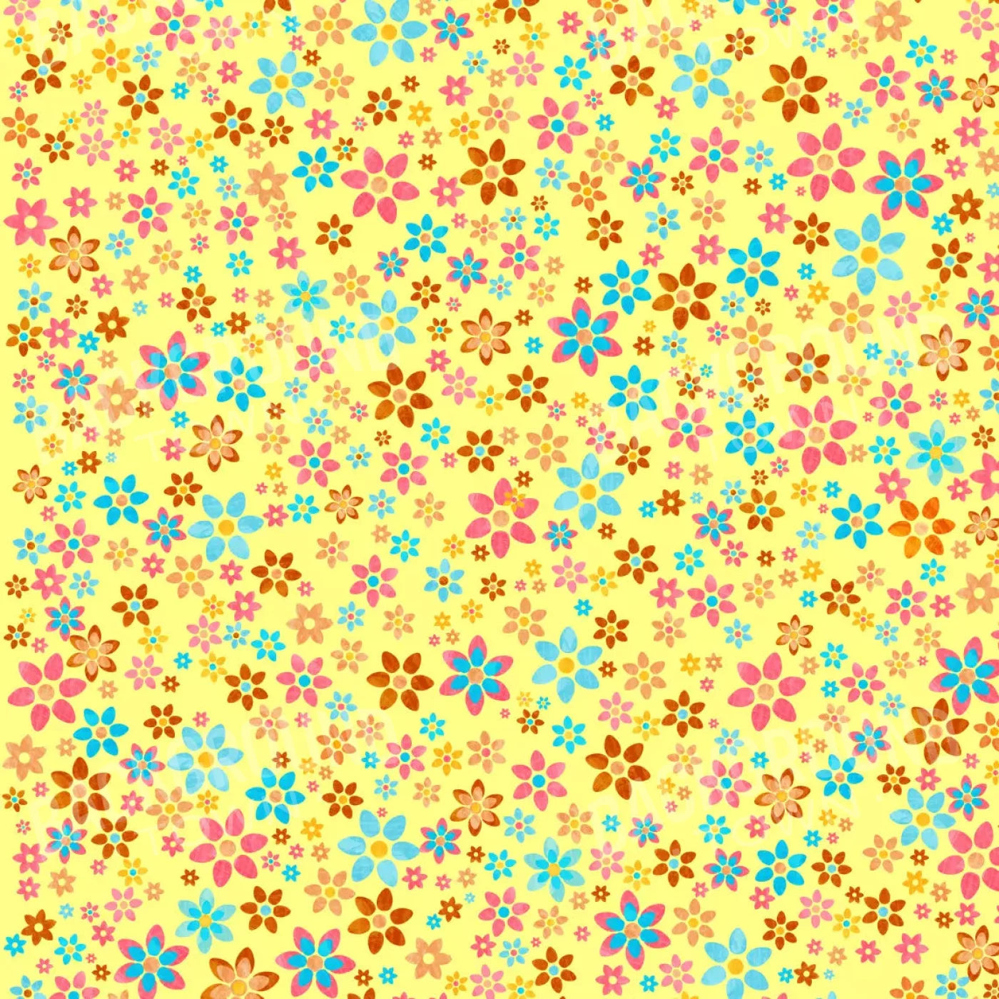 Flowers 10X10 Ultracloth ( 120 X Inch ) Backdrop