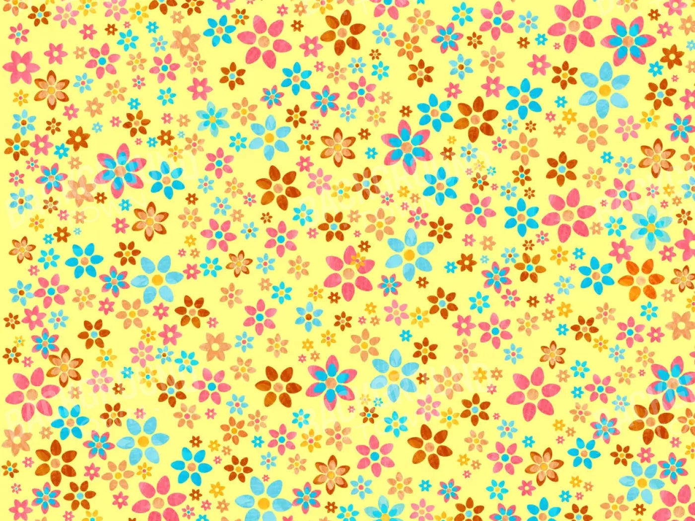 Flowers 10X8 Fleece ( 120 X 96 Inch ) Backdrop