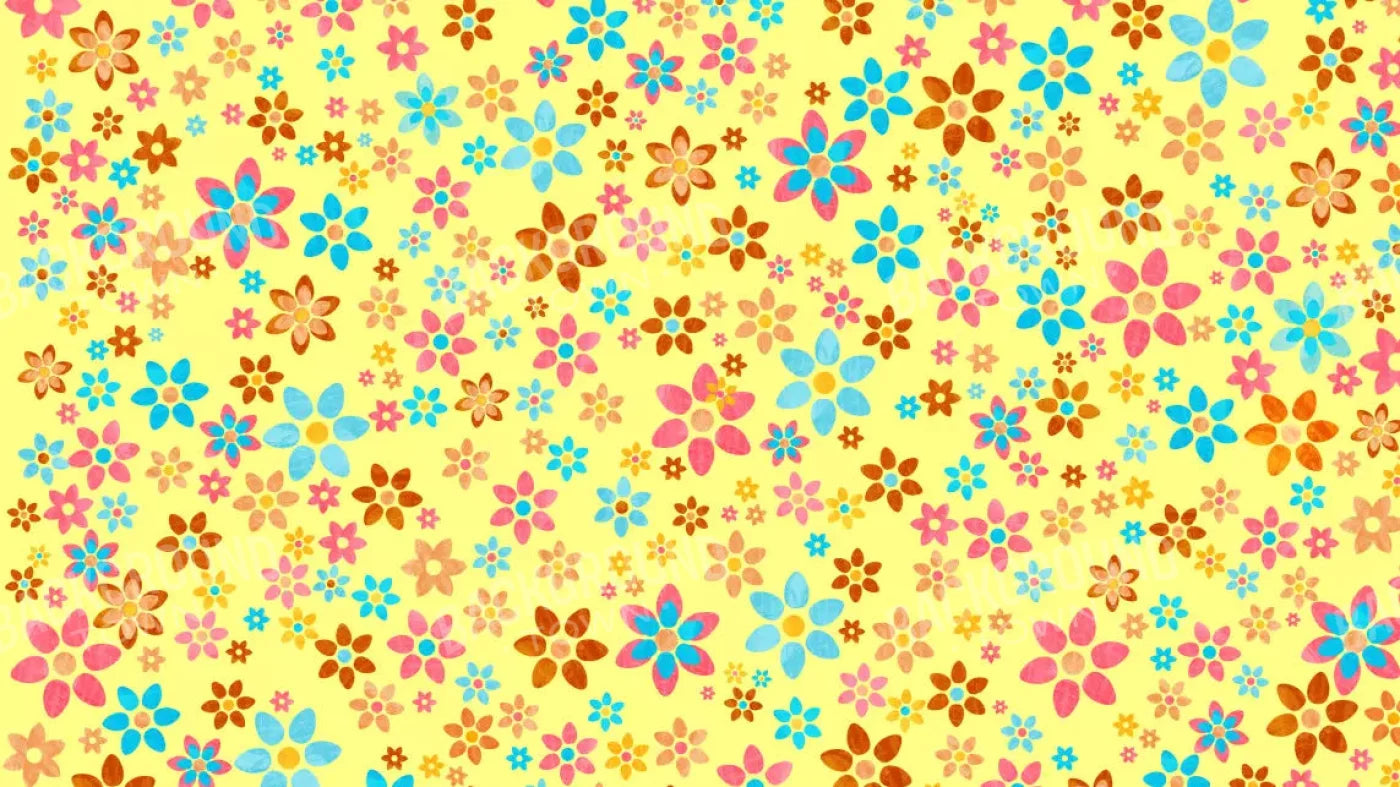 Flowers 14X8 Ultracloth ( 168 X 96 Inch ) Backdrop