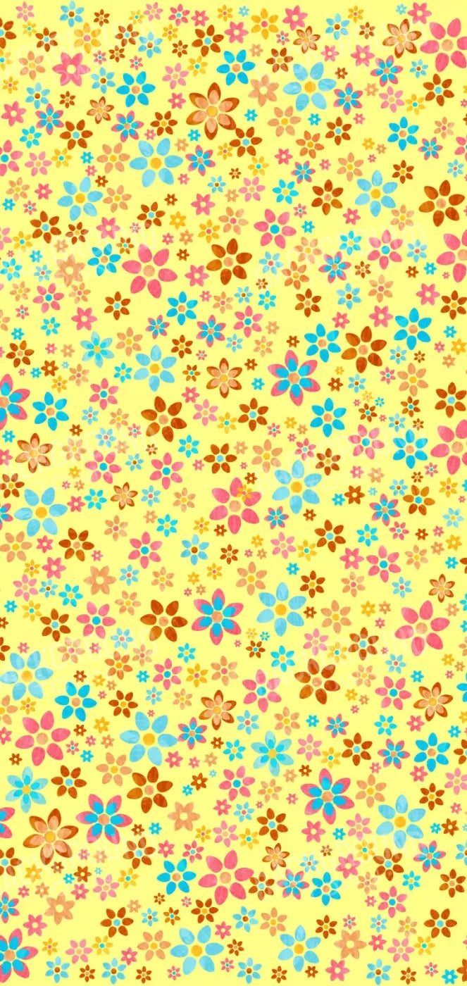 Flowers 8X16 Ultracloth ( 96 X 192 Inch ) Backdrop