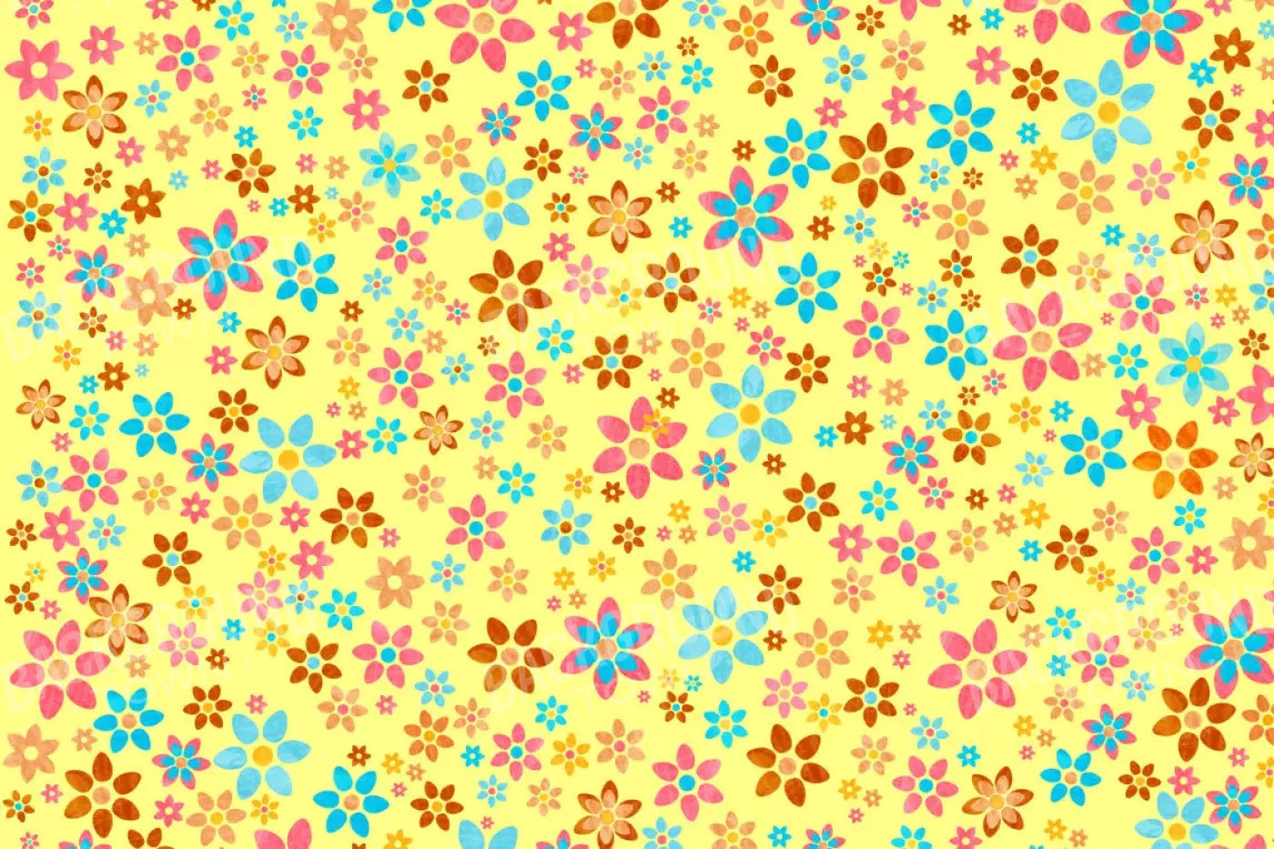 Flowers 8X5 Ultracloth ( 96 X 60 Inch ) Backdrop