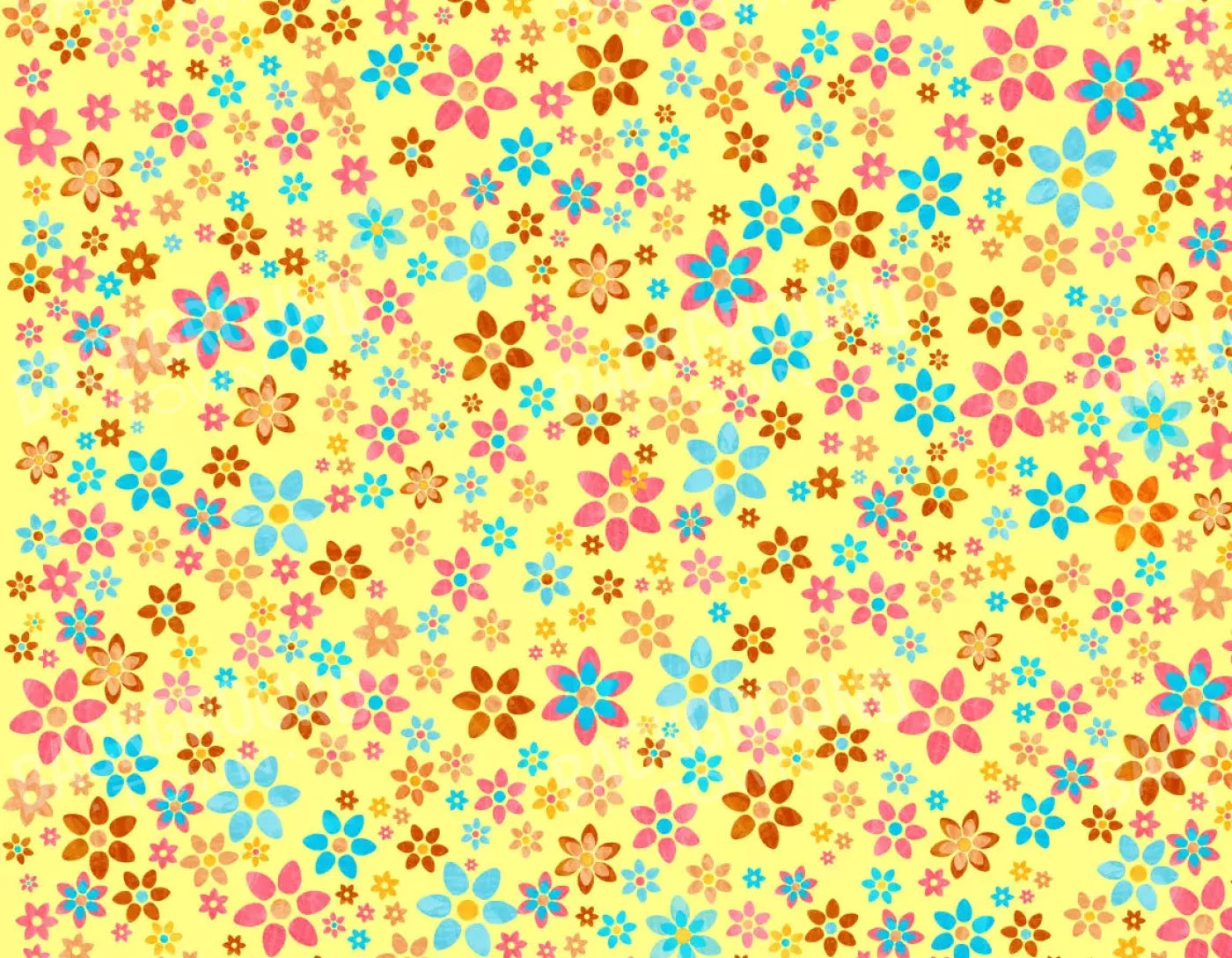 Flowers 8X6 Fleece ( 96 X 72 Inch ) Backdrop