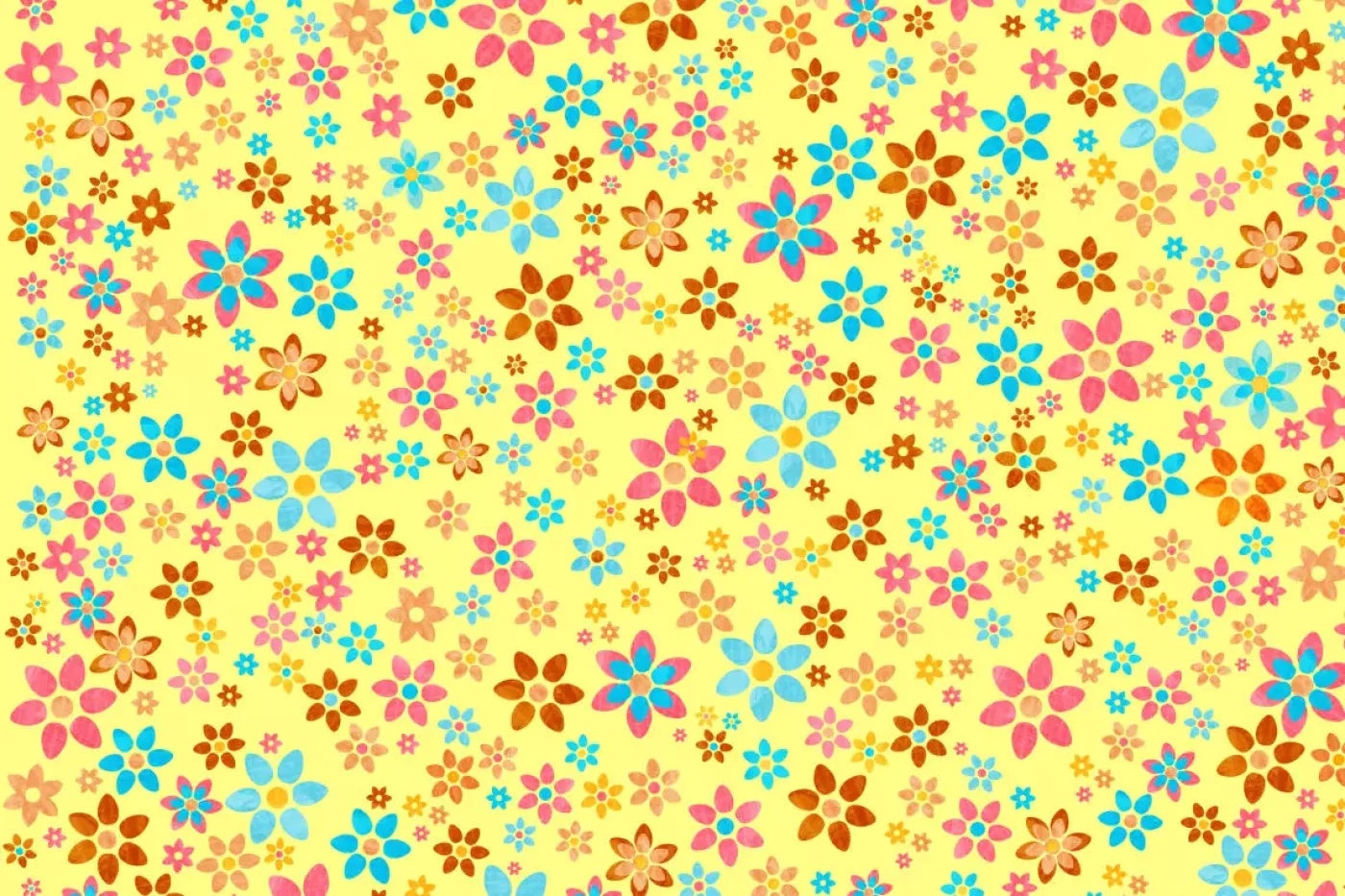 Flowers 5X4 Rubbermat Floor ( 60 X 48 Inch ) Backdrop