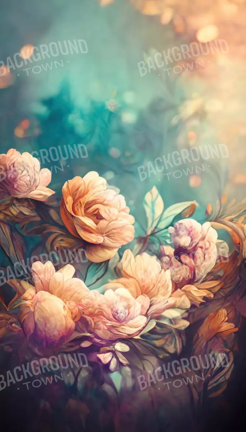 Flowerz 8’X14’ Ultracloth (96 X 168 Inch) Backdrop