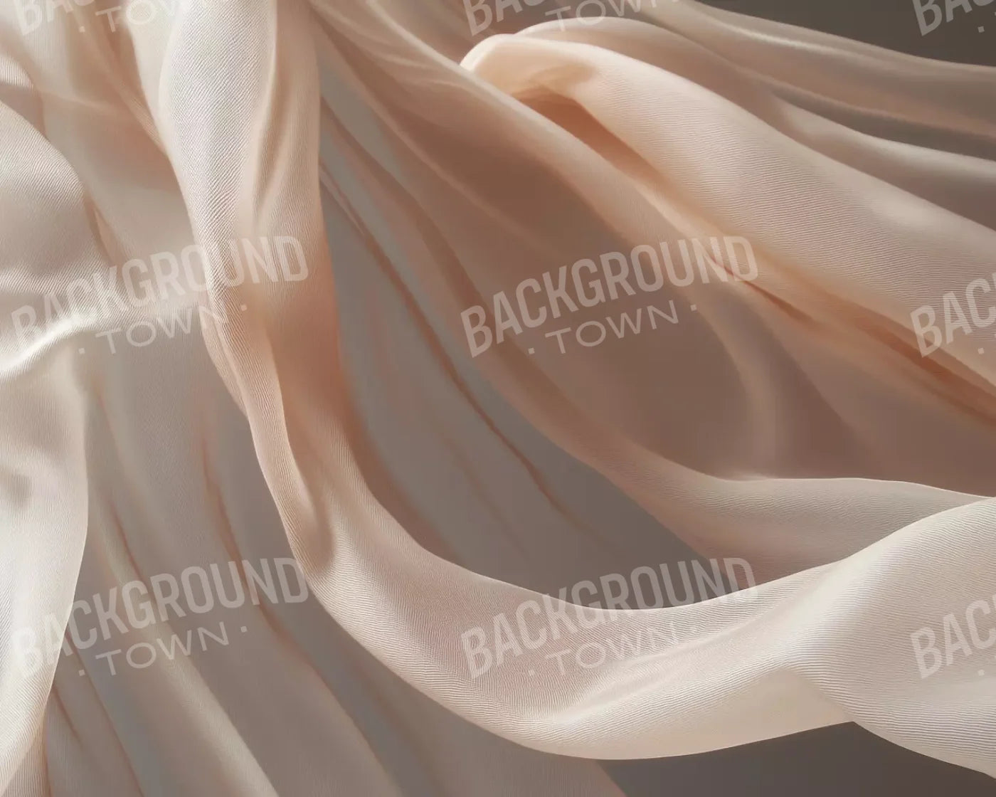 Flowing Sheer Fabric Pale Pink 10’X8’ Fleece (120 X 96 Inch) Backdrop