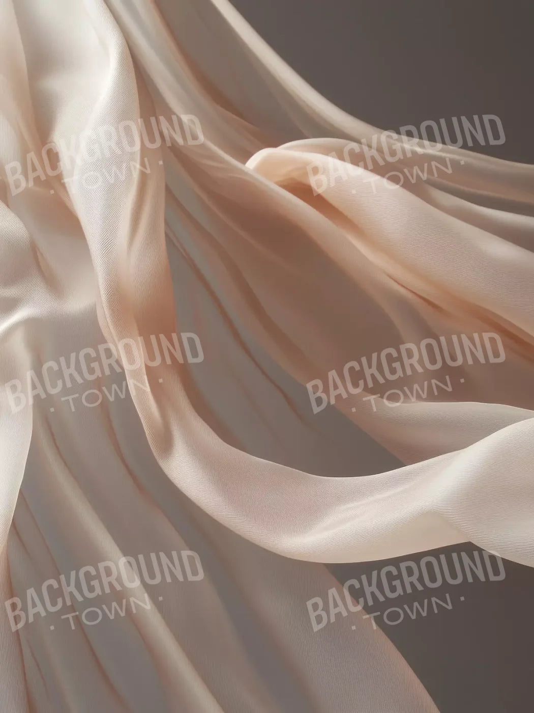 Flowing Sheer Fabric Pale Pink 5’X6’8 Fleece (60 X 80 Inch) Backdrop