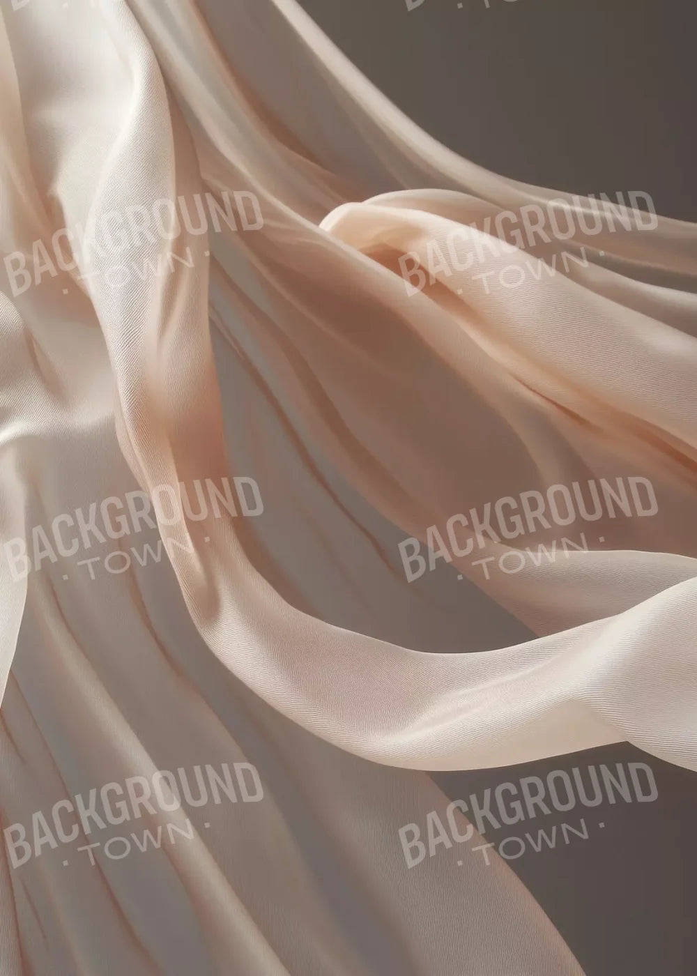 Flowing Sheer Fabric Pale Pink 5’X7’ Ultracloth (60 X 84 Inch) Backdrop