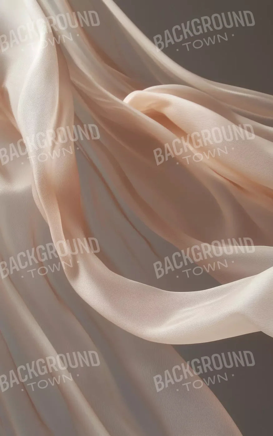 Flowing Sheer Fabric Pale Pink 5’X8’ Ultracloth (60 X 96 Inch) Backdrop