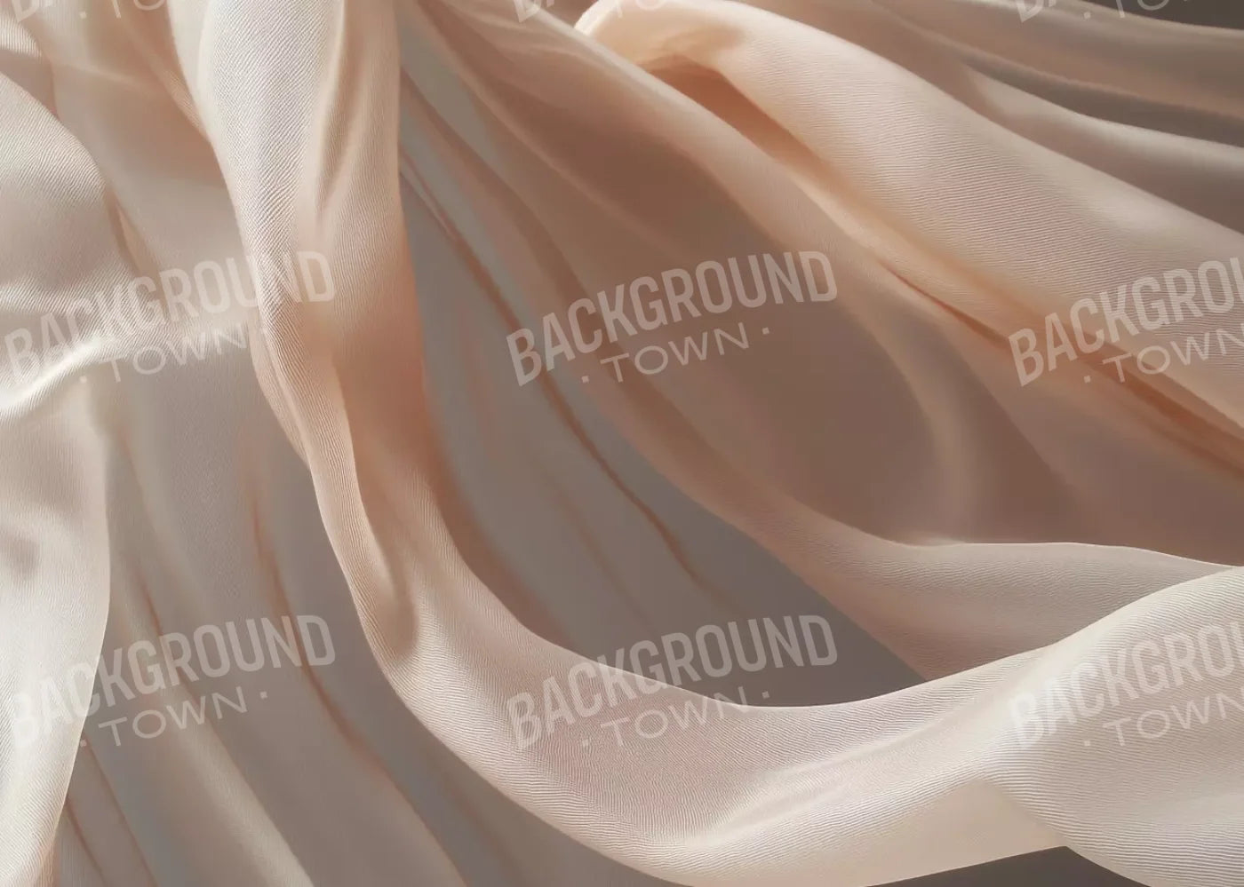 Flowing Sheer Fabric Pale Pink 7’X5’ Ultracloth (84 X 60 Inch) Backdrop