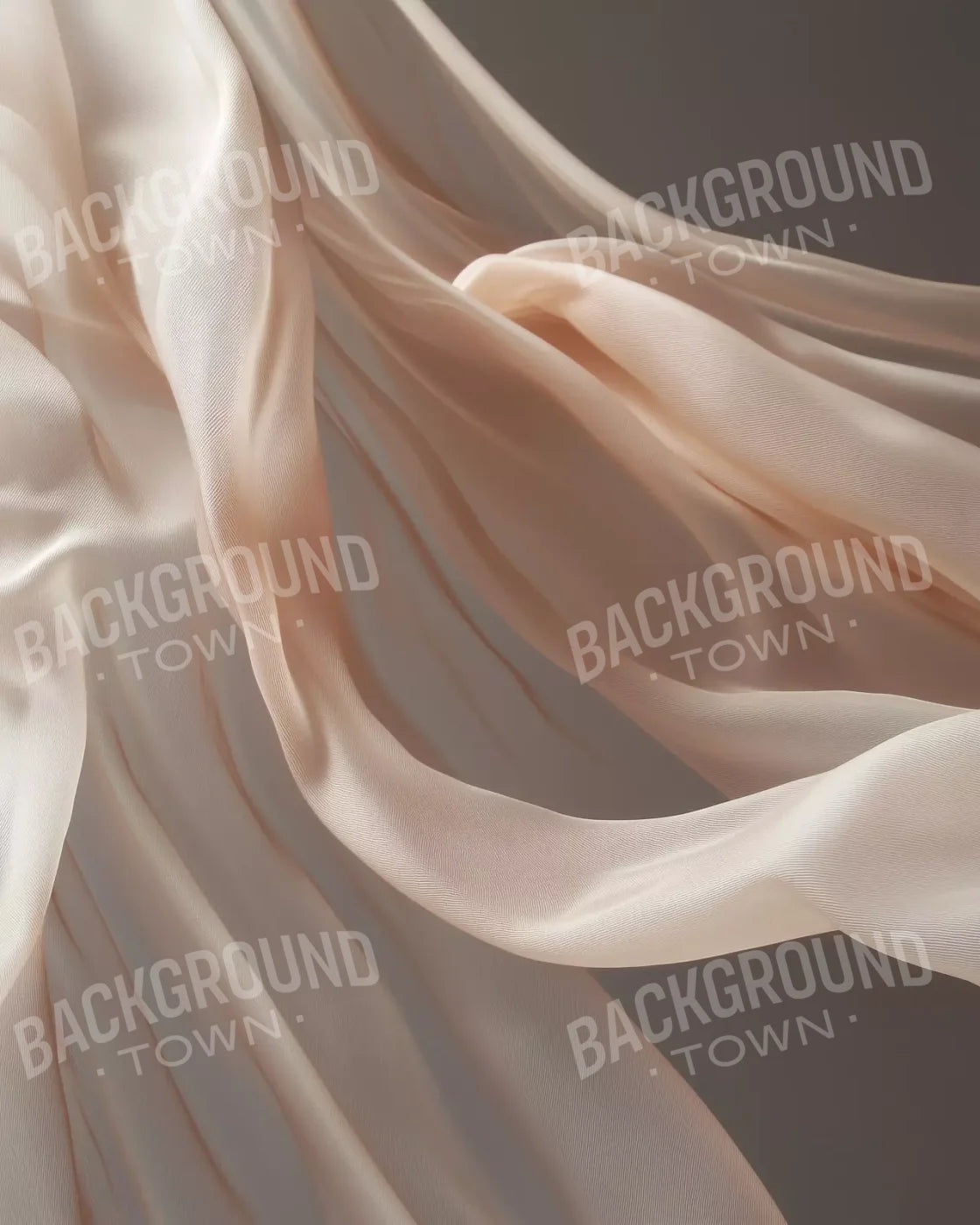 Flowing Sheer Fabric Pale Pink 8’X10’ Fleece (96 X 120 Inch) Backdrop