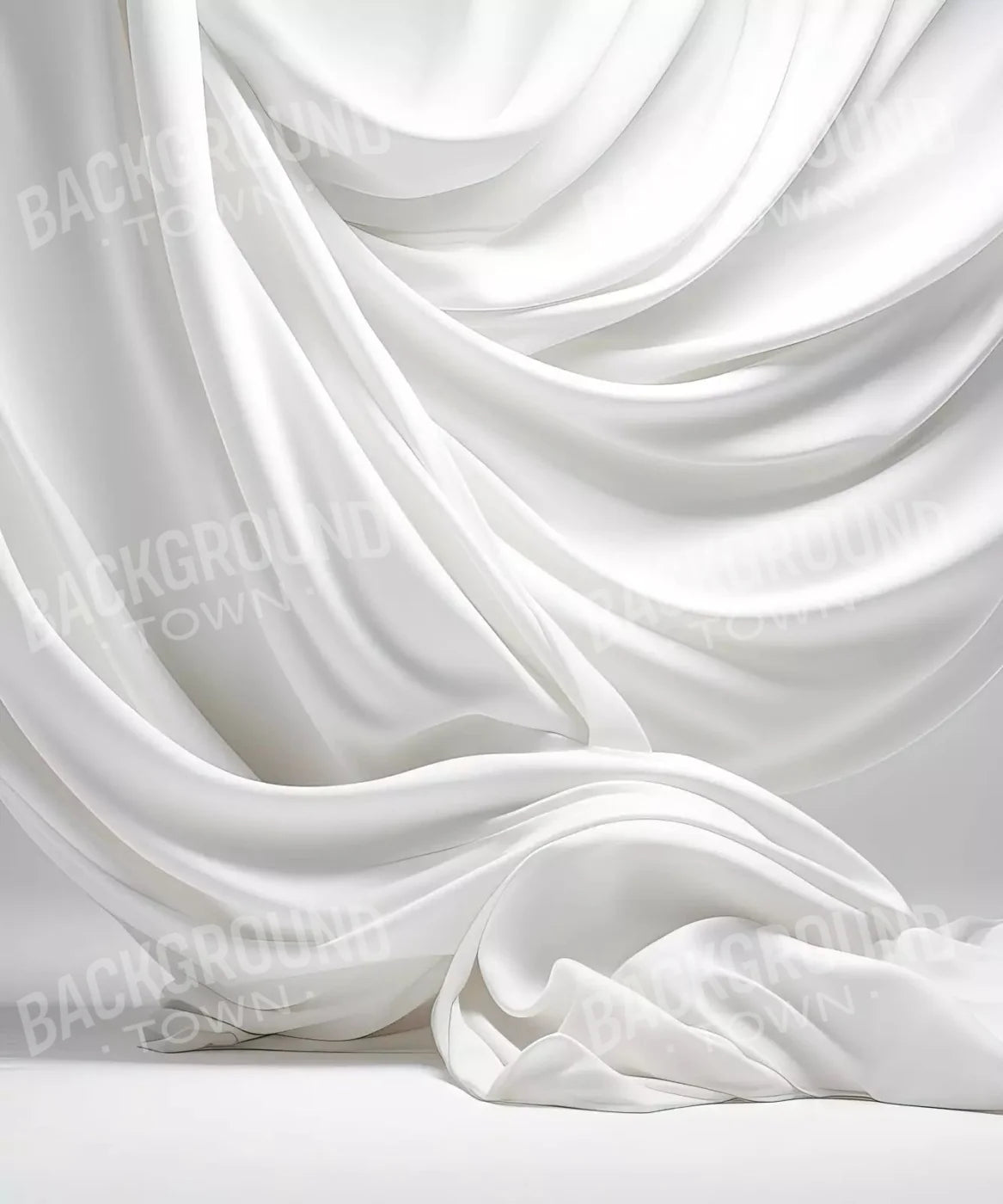 White Boudoir Backdrop for Photography
