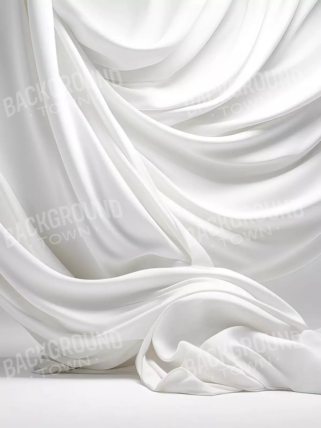 Flowing Silk Drop 5X68 Fleece ( 60 X 80 Inch ) Backdrop