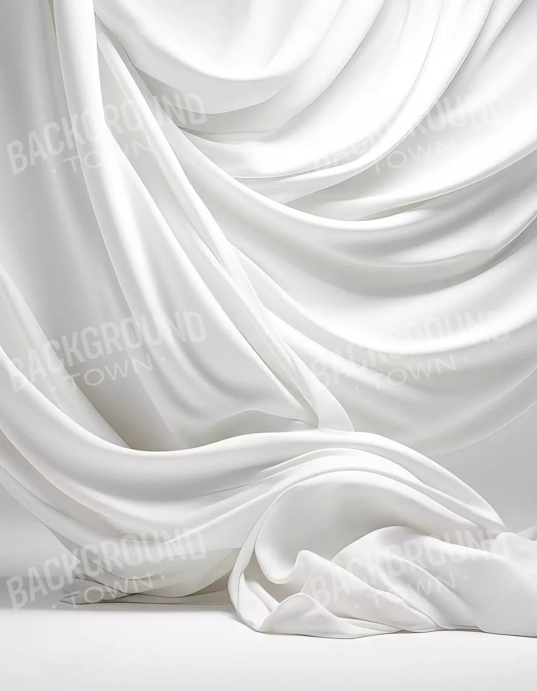 Flowing Silk Drop 6X8 Fleece ( 72 X 96 Inch ) Backdrop