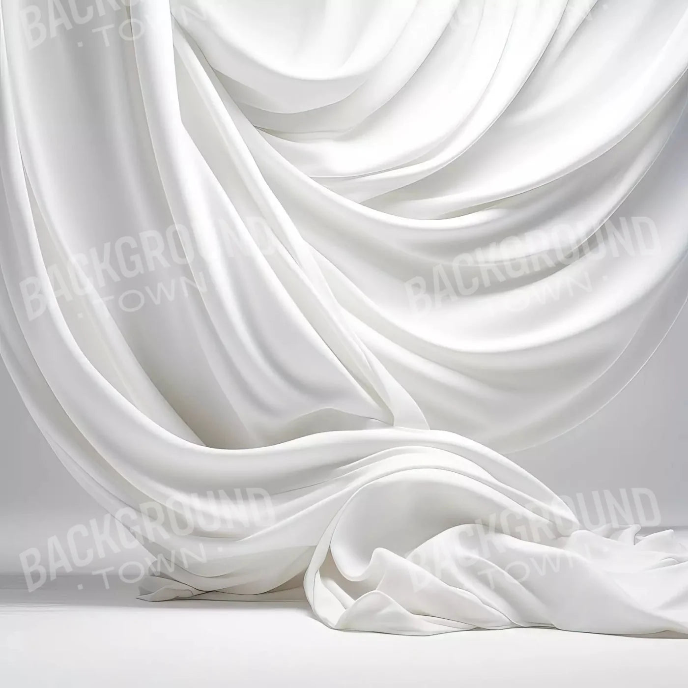 Flowing Silk Drop 8X8 Fleece ( 96 X Inch ) Backdrop