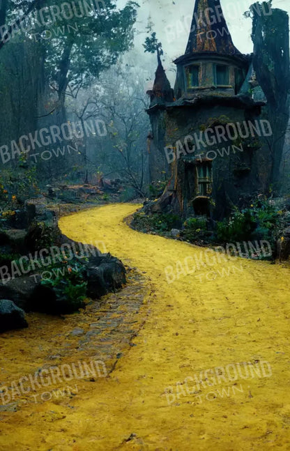 Follow The Mustard Road 8X12 Ultracloth ( 96 X 144 Inch ) Backdrop