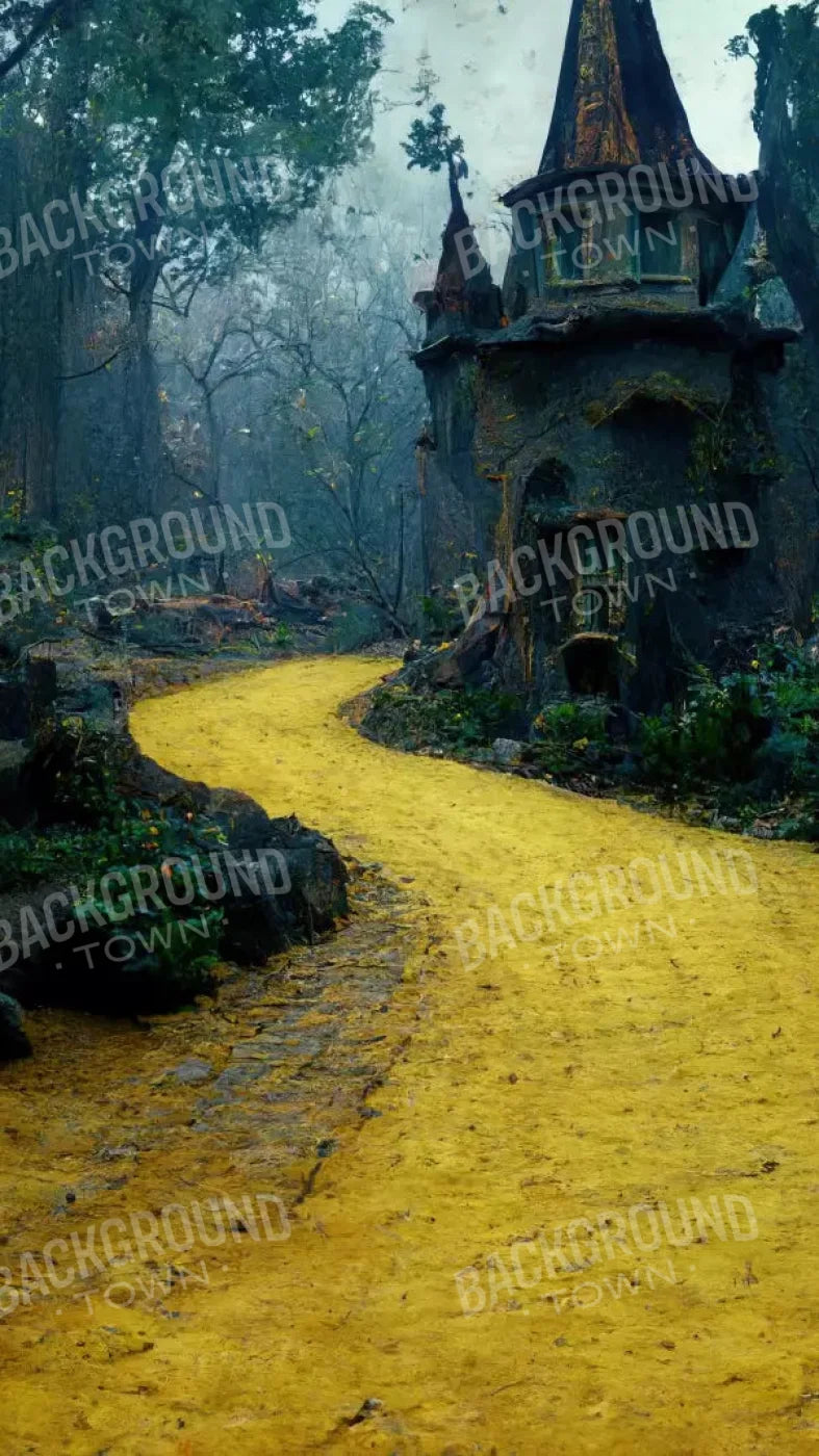 Follow The Mustard Road 8X14 Ultracloth ( 96 X 168 Inch ) Backdrop