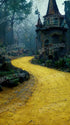 Follow The Mustard Road 8X14 Ultracloth ( 96 X 168 Inch ) Backdrop