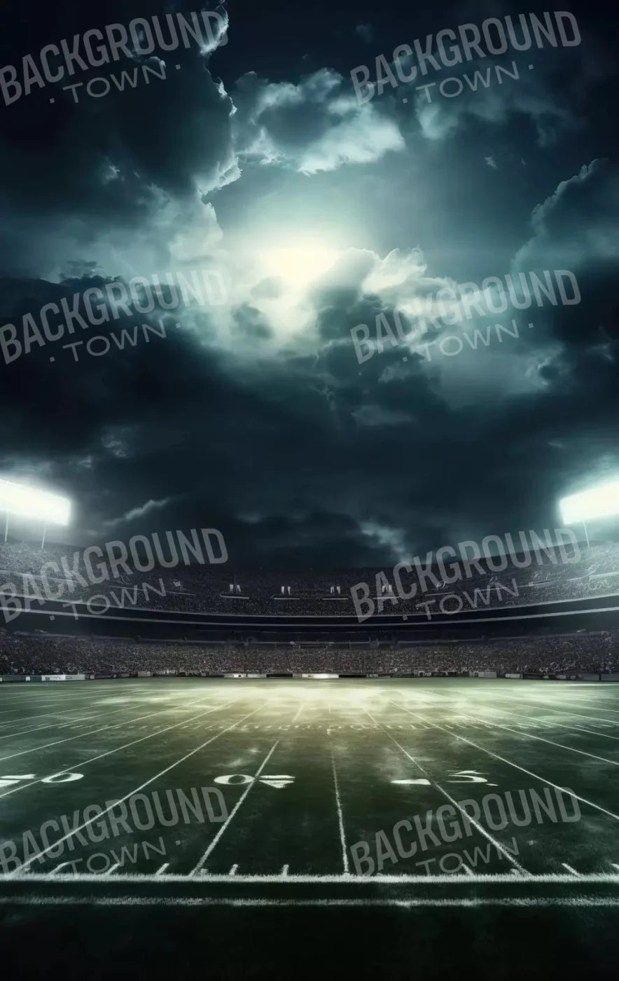 Football Stadium Intense 10X16 Ultracloth ( 120 X 192 Inch ) Backdrop