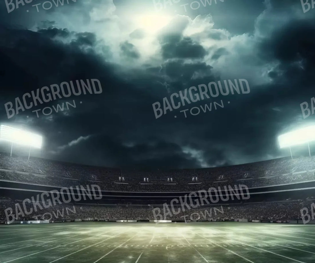 Football Stadium Intense 5X42 Fleece ( 60 X 50 Inch ) Backdrop