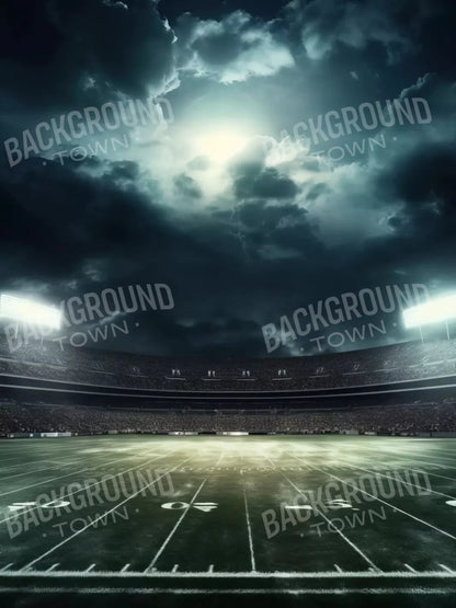 Football Stadium Intense 8X10 Fleece ( 96 X 120 Inch ) Backdrop