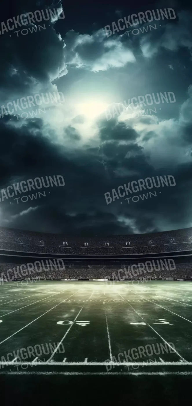 Football Stadium Intense 8X16 Ultracloth ( 96 X 192 Inch ) Backdrop