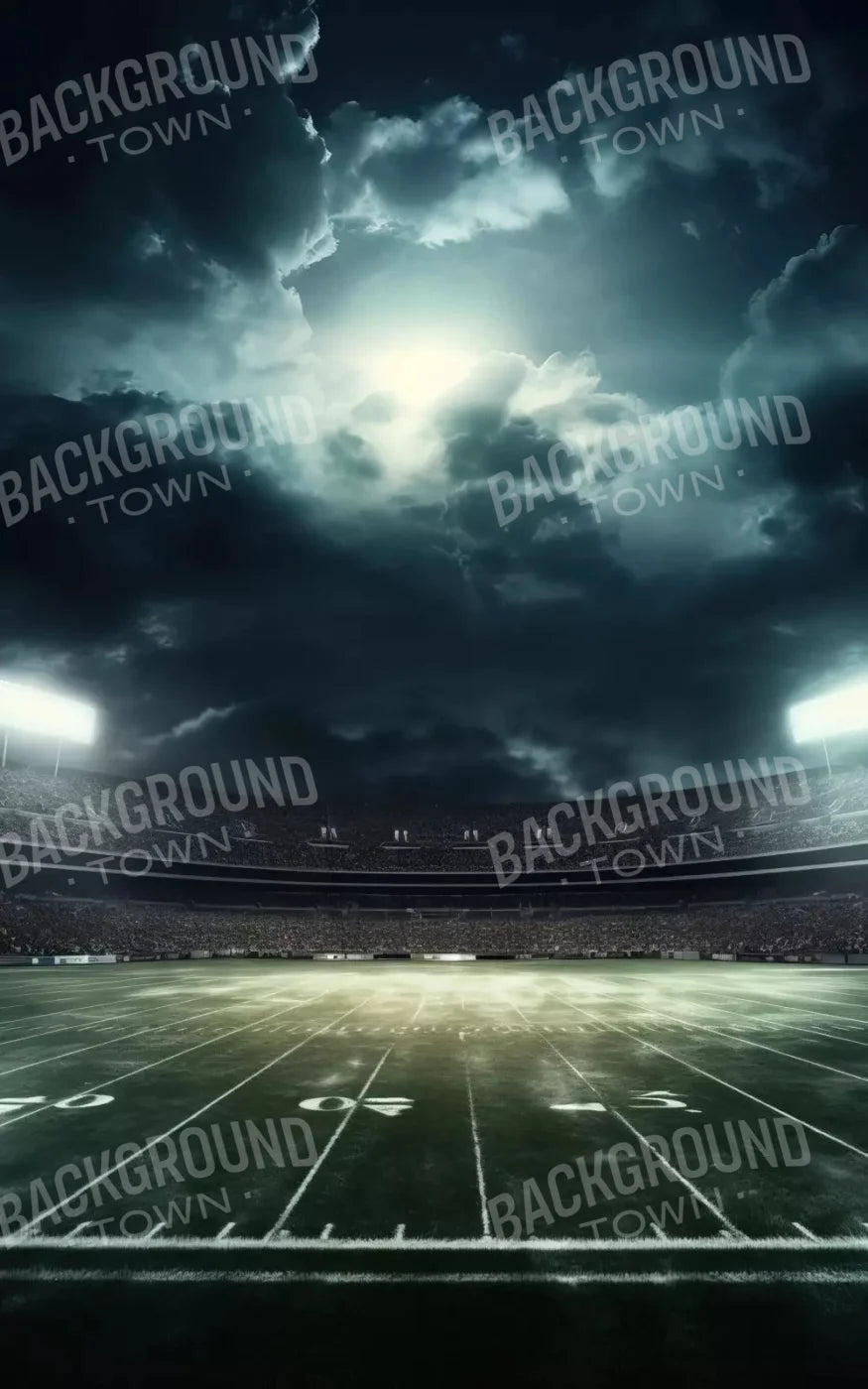 Football Stadium Intense 9X14 Ultracloth ( 108 X 168 Inch ) Backdrop