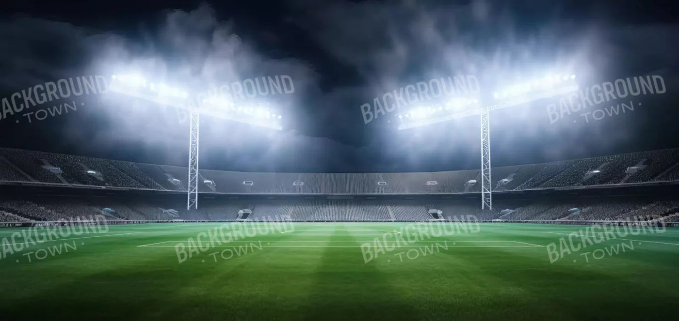 Football Stadium Lights 16X8 Ultracloth ( 192 X 96 Inch ) Backdrop