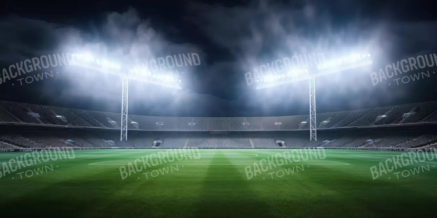 Football Stadium Lights 20X10 Ultracloth ( 240 X 120 Inch ) Backdrop
