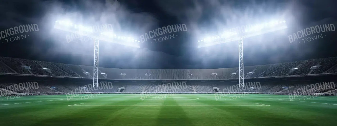 Football Stadium Lights 20X8 Ultracloth ( 240 X 96 Inch ) Backdrop