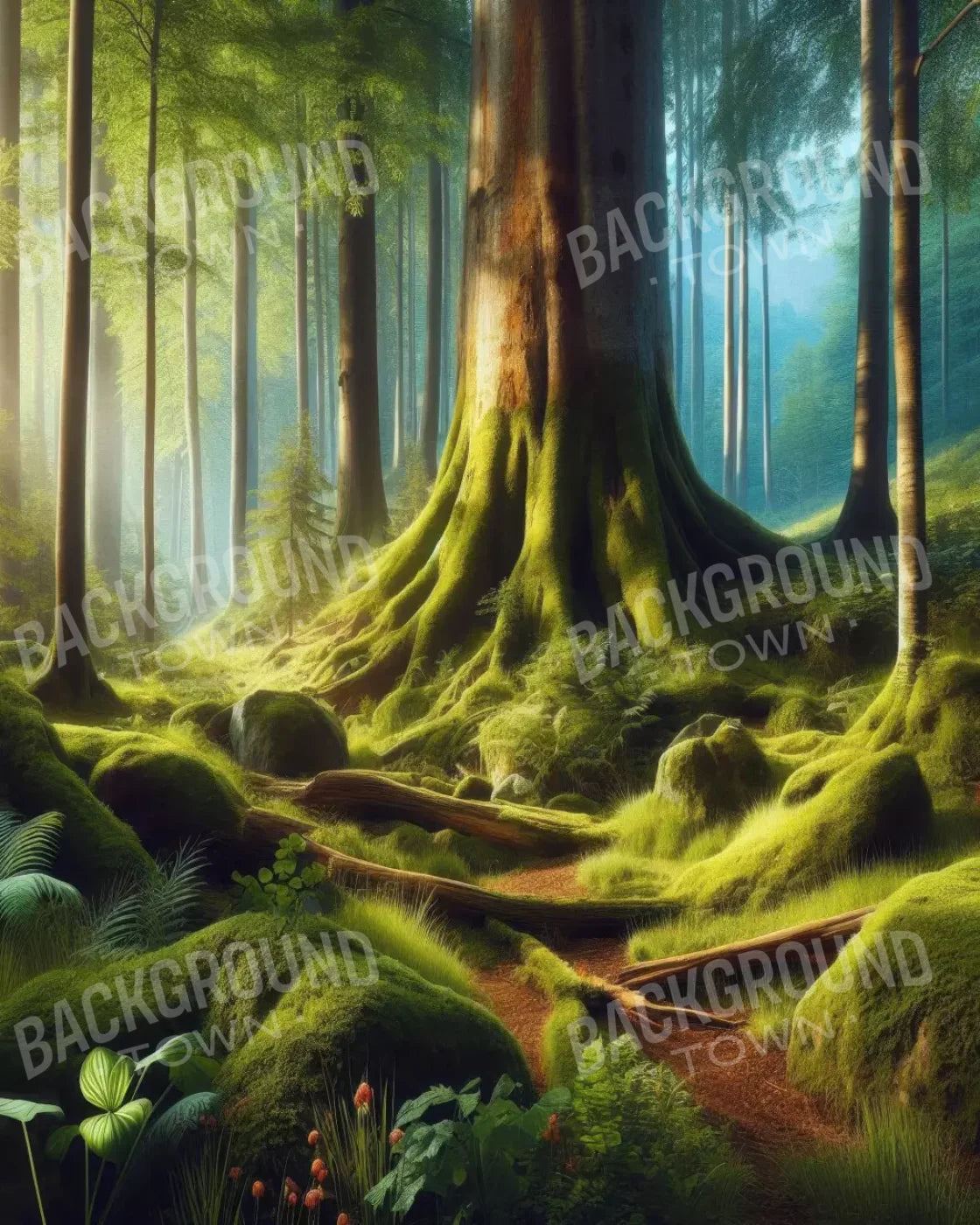 Forest Whimsy 8’X10’ Fleece (96 X 120 Inch) Backdrop