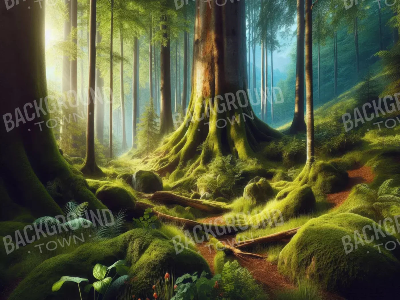 Forest Whimsy 8’X6’ Fleece (96 X 72 Inch) Backdrop