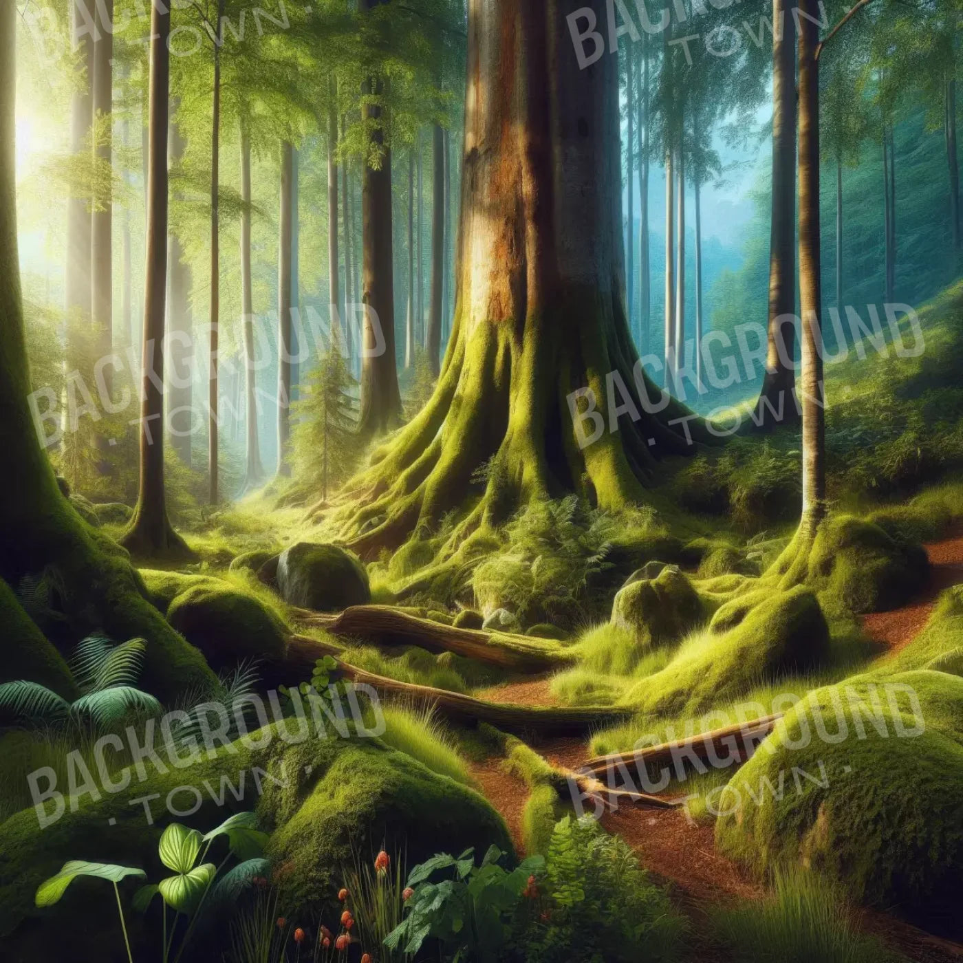 Forest Whimsy 8’X8’ Fleece (96 X Inch) Backdrop