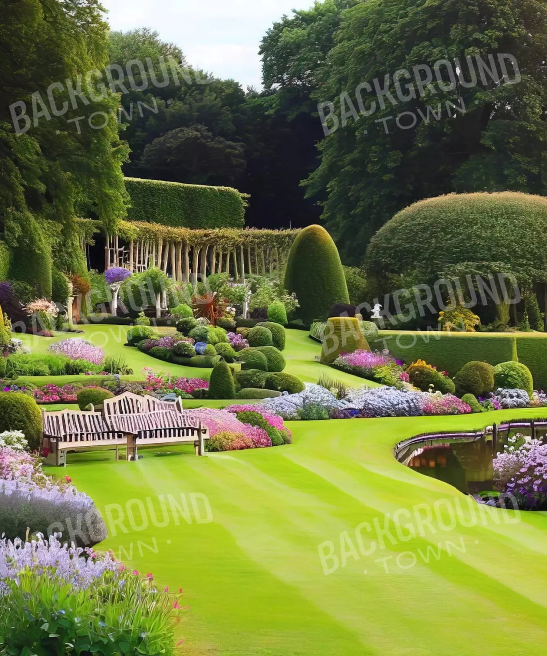 floral garden Backdrop for Photography