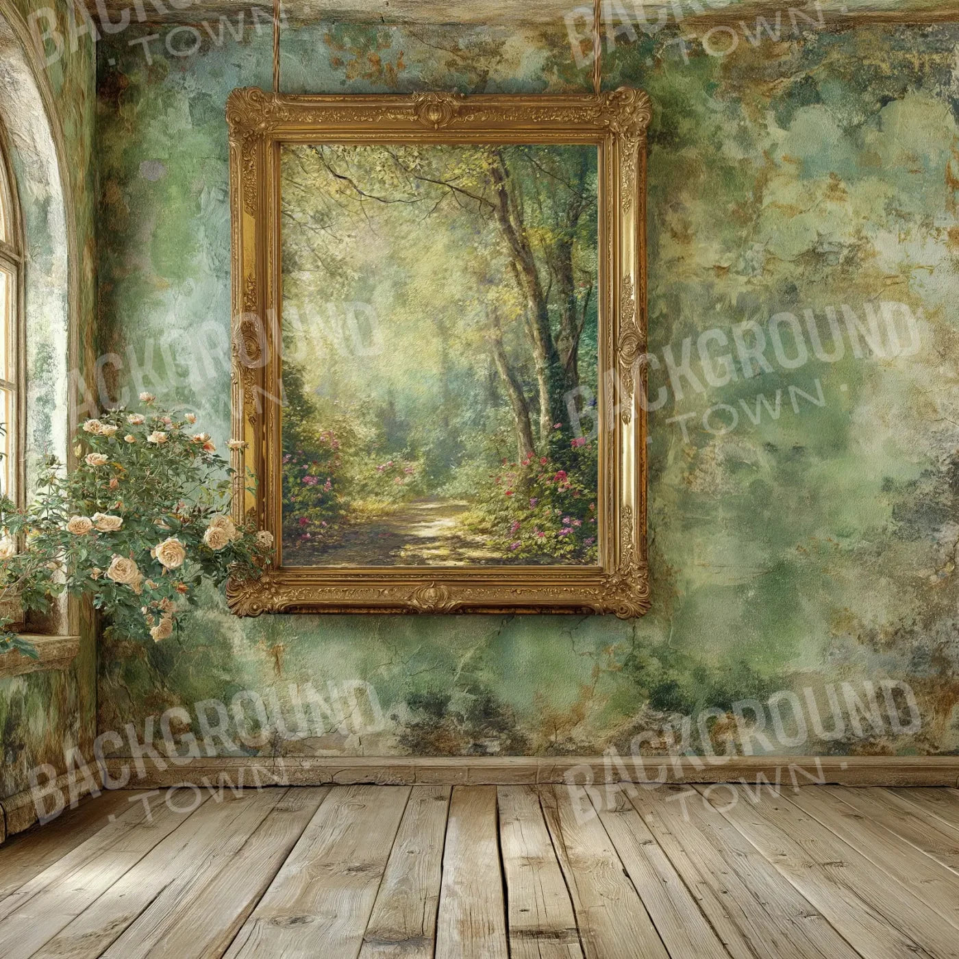 Forrest Gallery 8’x8’ Fleece (96 x 96 inch) Backdrop