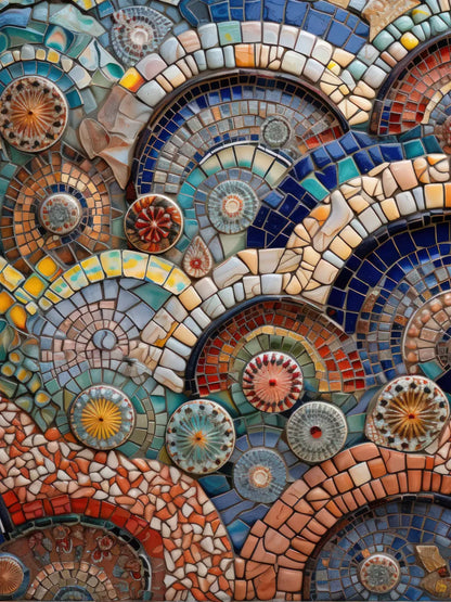 Fountainmosaictiles 6’X8’ Fleece (72 X 96 Inch) Backdrop