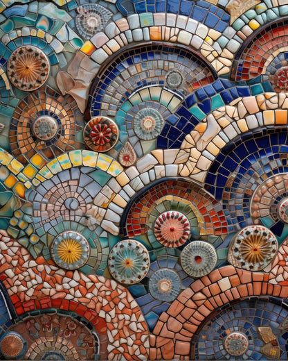 Fountainmosaictiles 8’X10’ Fleece (96 X 120 Inch) Backdrop