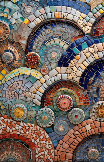 Fountainmosaictiles 9’X14’ Ultracloth (108 X 168 Inch) Backdrop