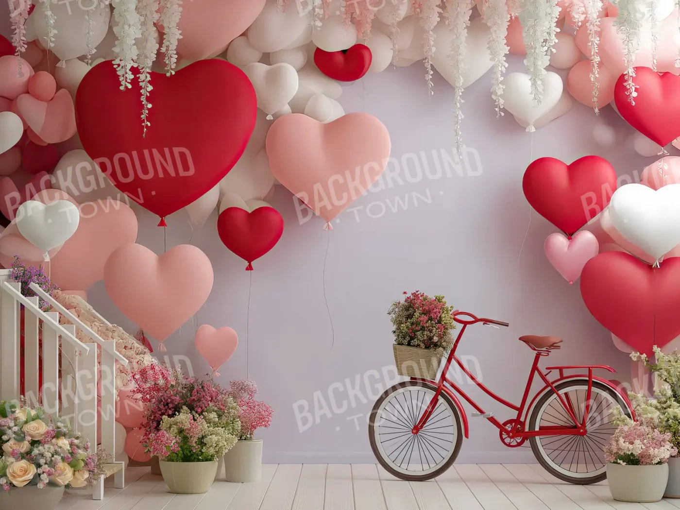 Foyer Of Love 6’8x5’ Fleece (80 x 60 inch) Backdrop