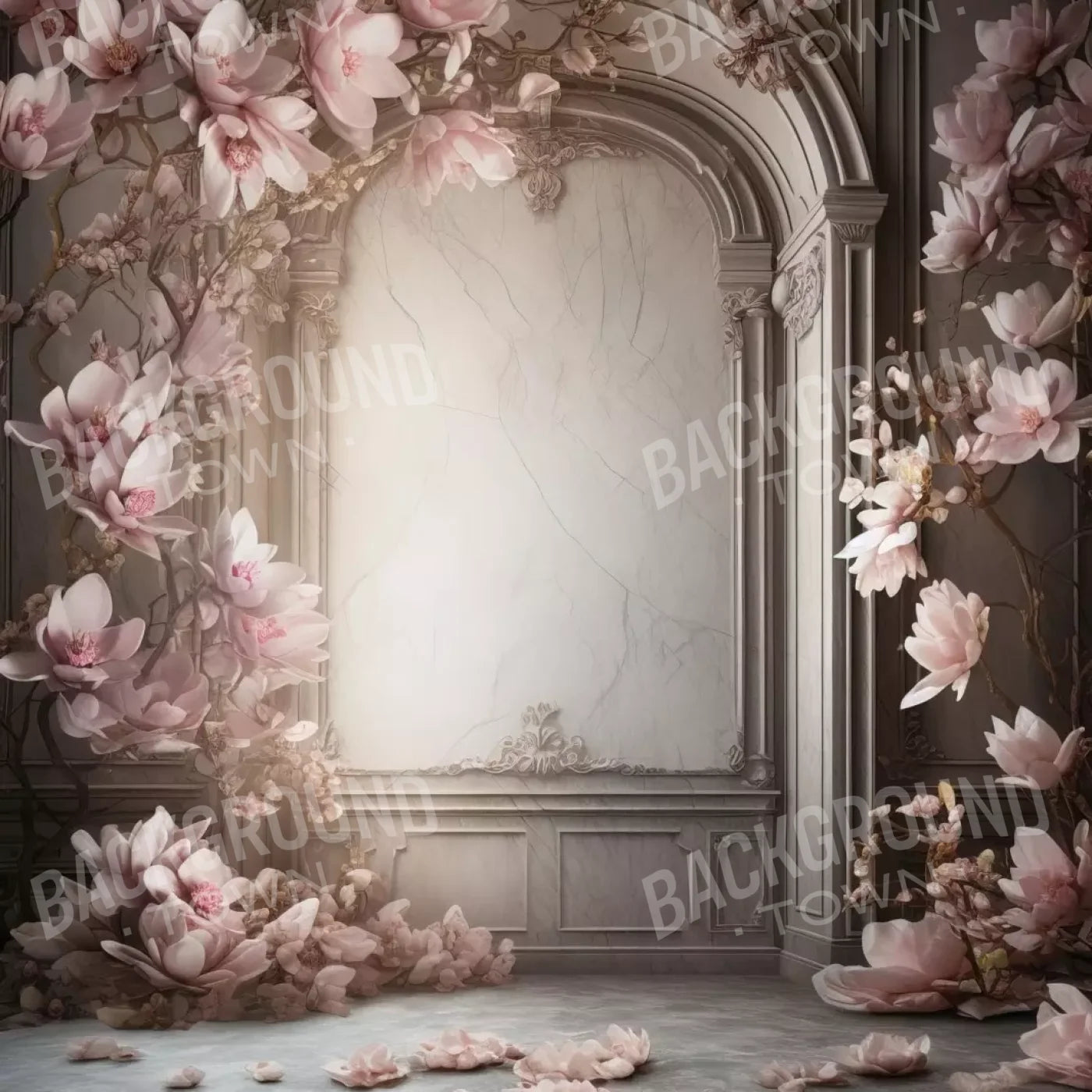 Framing Magnolia Blossoms 10’X10’ Ultracloth (120 X Inch) Backdrop