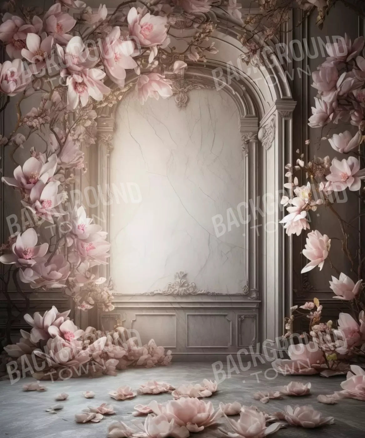 Framing Magnolia Blossoms 10’X12’ Ultracloth (120 X 144 Inch) Backdrop